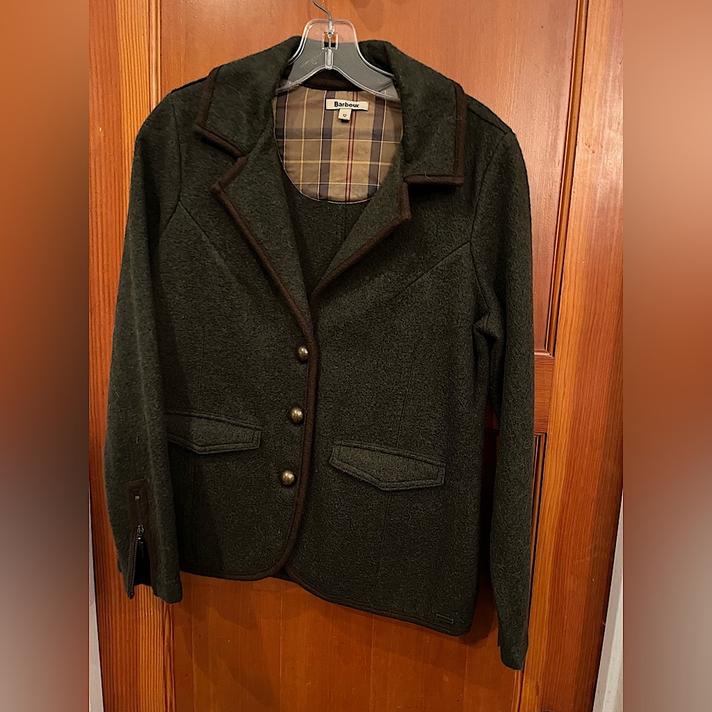 Barbour Women's Dark Green Blazer